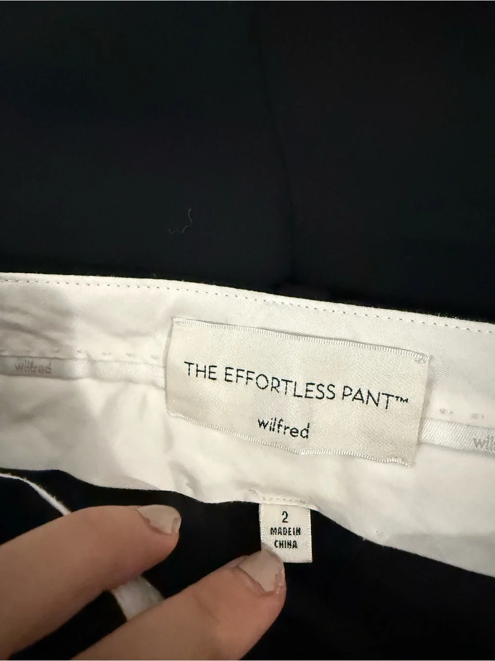 Aritzia Wilfred The Effortless Pant™ Cropped - Crepette™